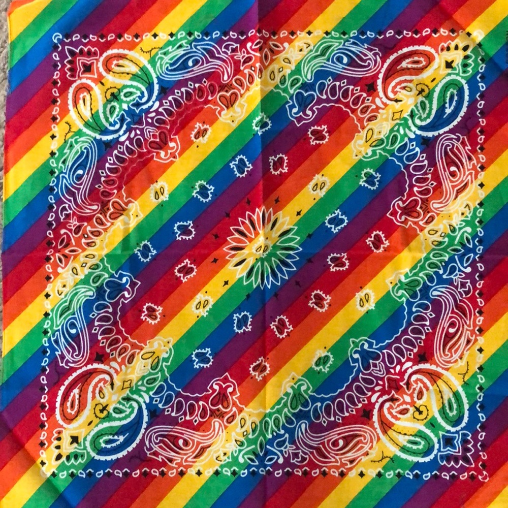 Rainbow bandana